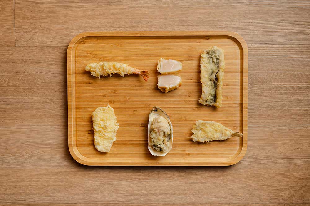 Seafood Tempura Options