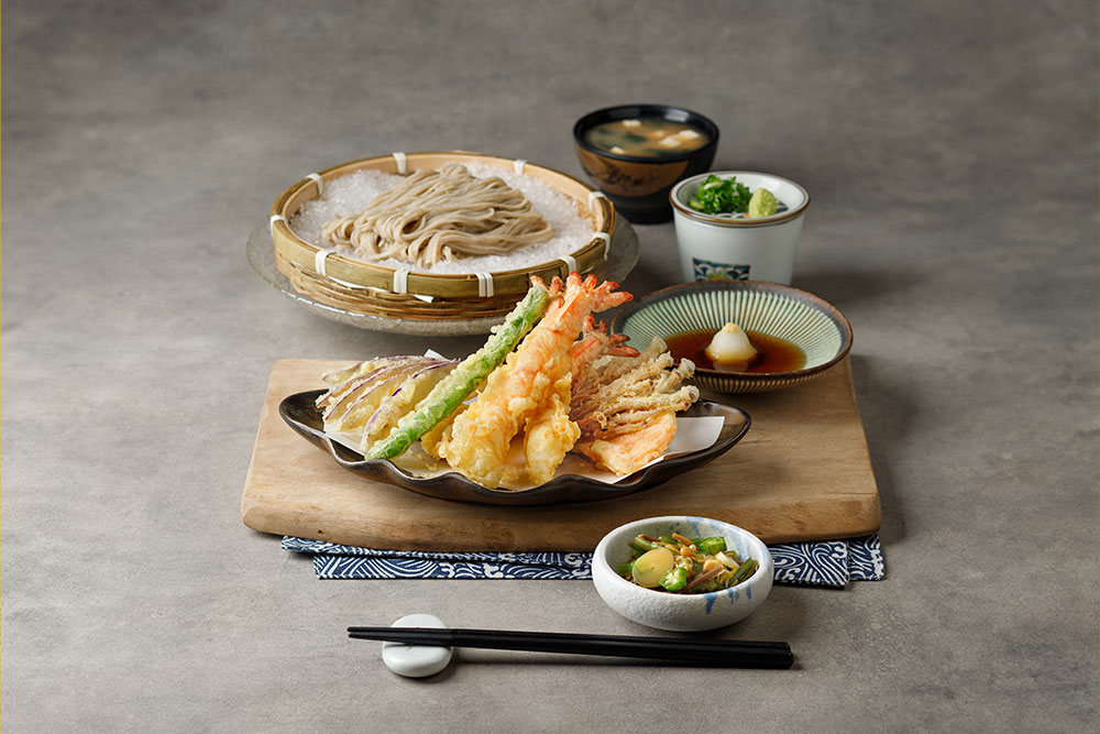 Prawn Vegetable Tempura-Platter-Set